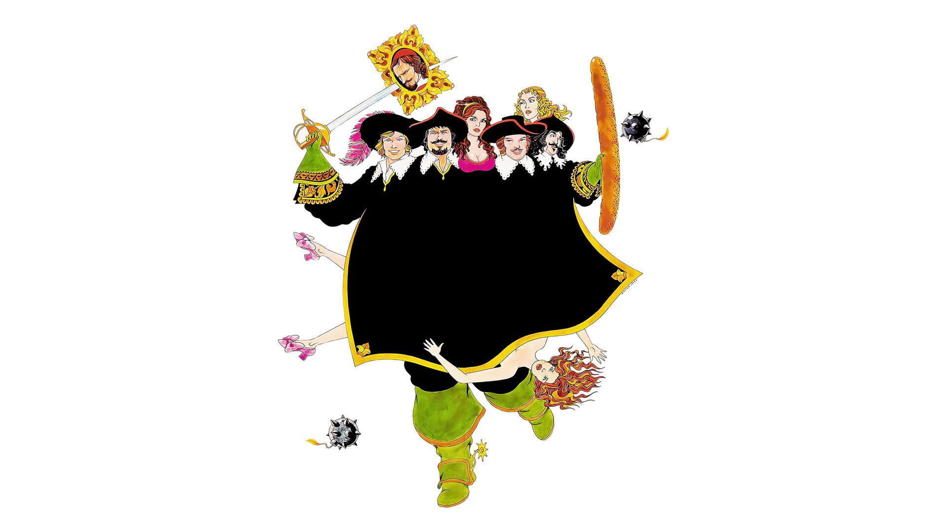 Backdrop for The Four Musketeers