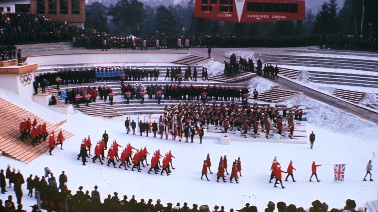 Backdrop for IX Olympic Winter Games, Innsbruck 1964