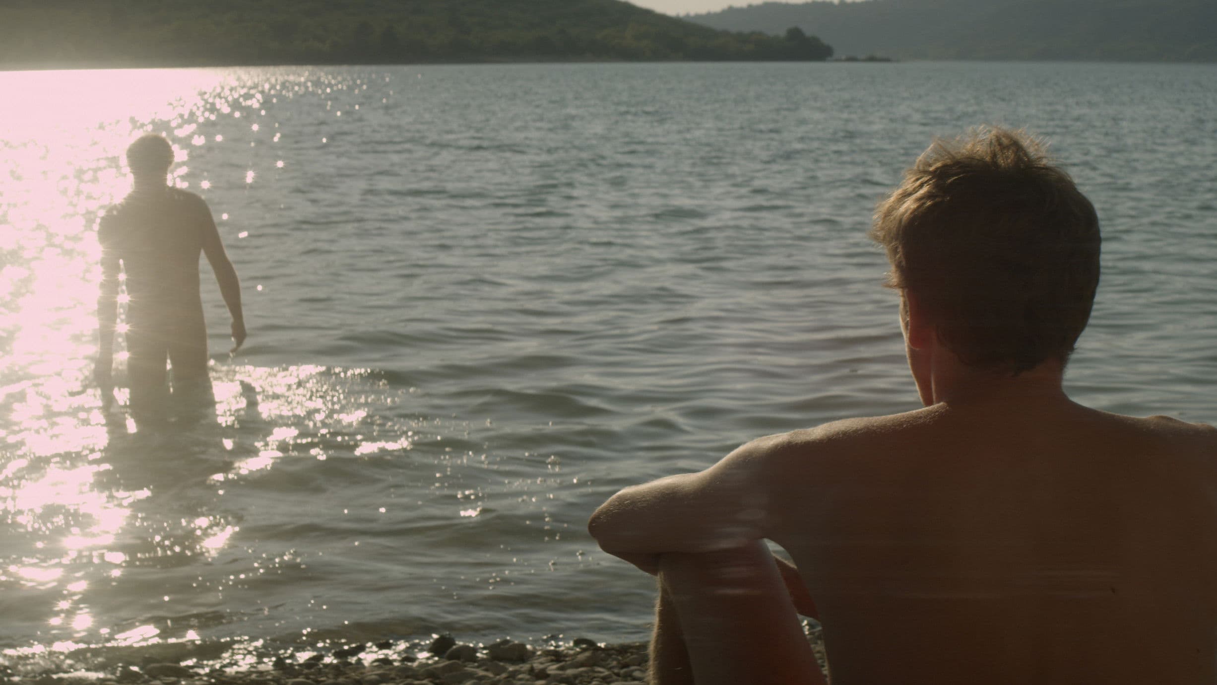 Backdrop for Stranger by the Lake