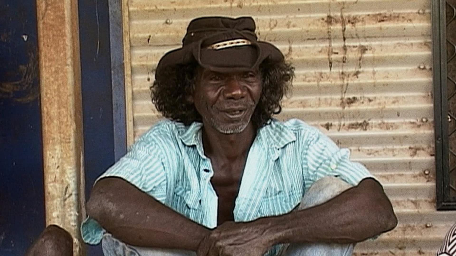 Backdrop for Gulpilil—One Red Blood