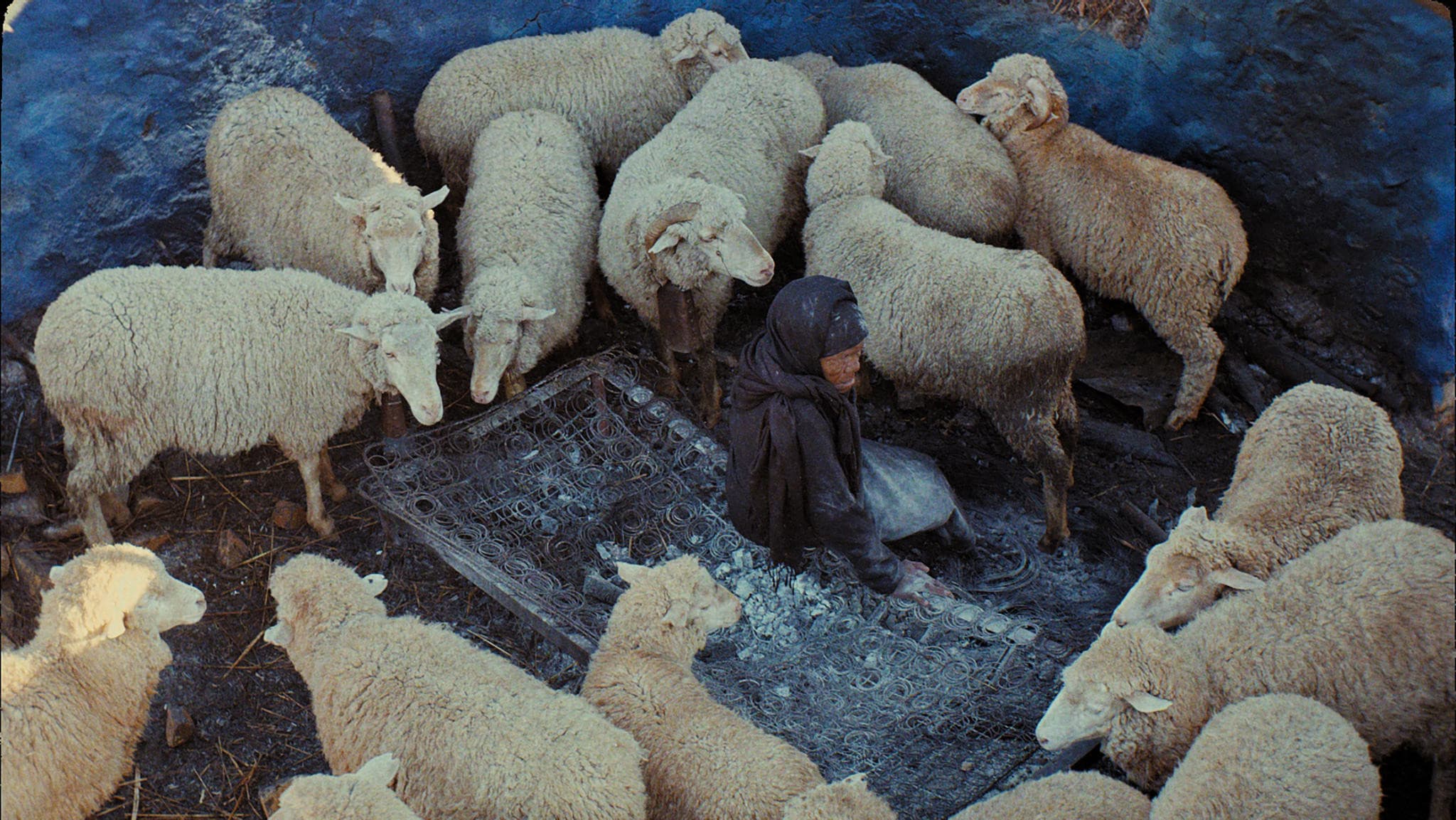 Backdrop for This Is Not a Burial, It’s a Resurrection