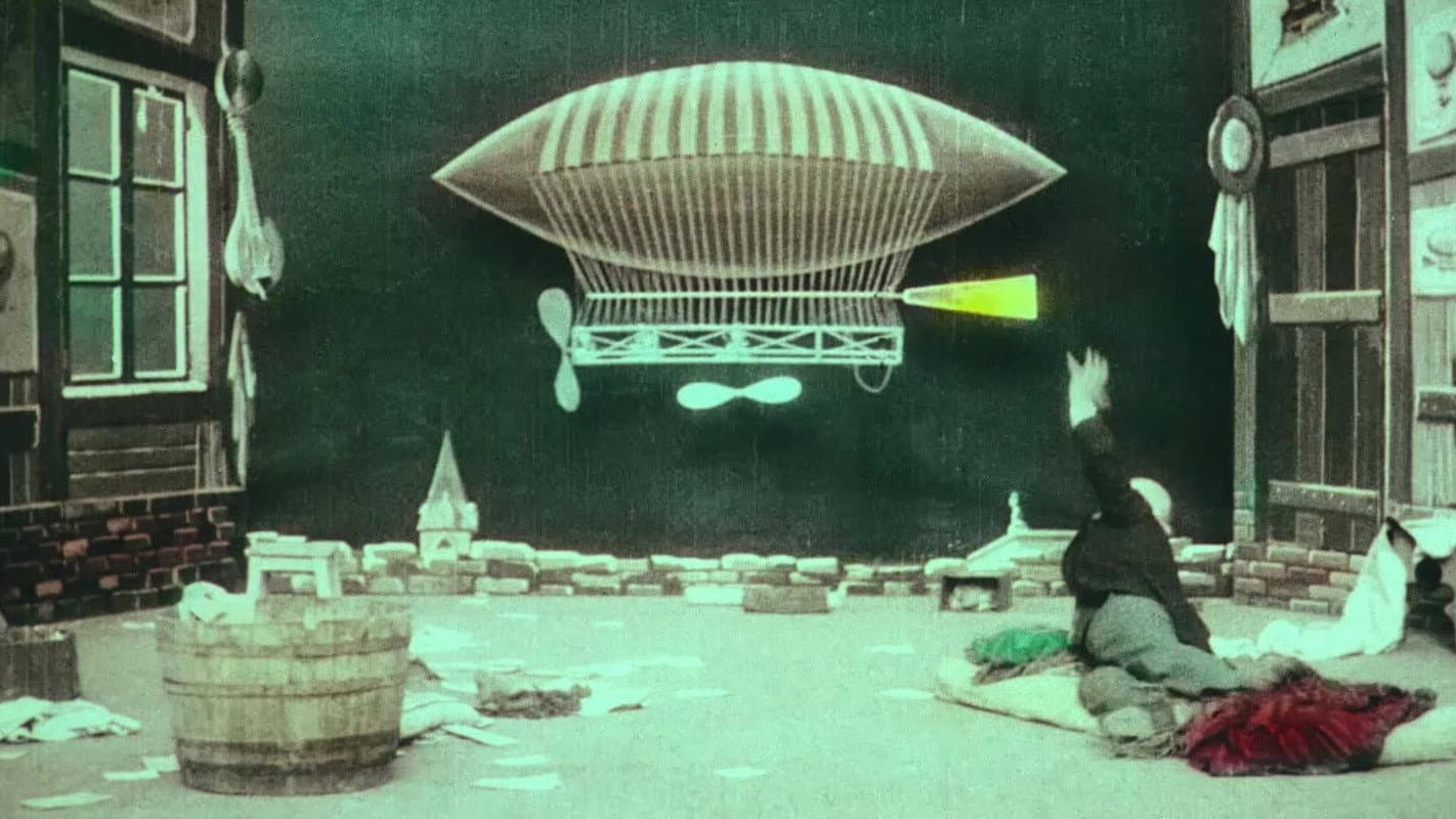 Backdrop for The Inventor Crazybrains and His Wonderful Airship