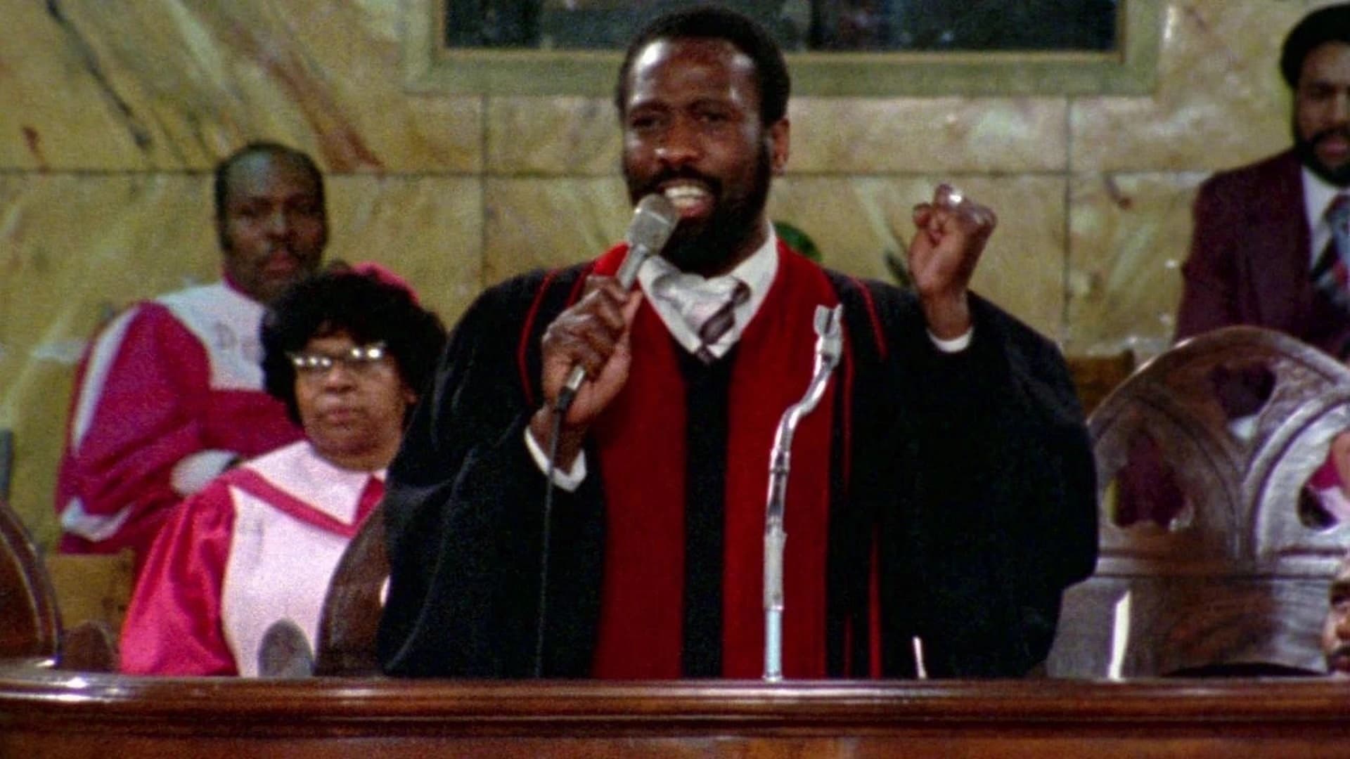 Backdrop for Huie’s Sermon