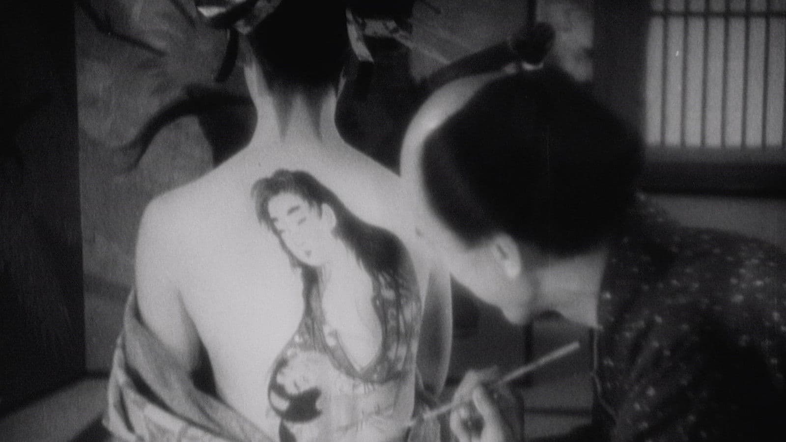 Backdrop for Utamaro and His Five Women