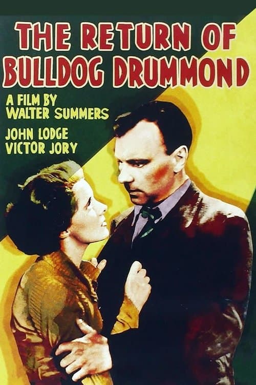 Poster for The Return of Bulldog Drummond