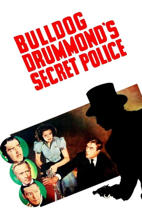 Poster for Bulldog Drummond’s Secret Police