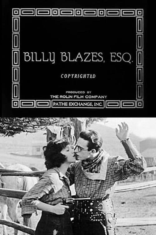 Poster for Billy Blazes, Esq.