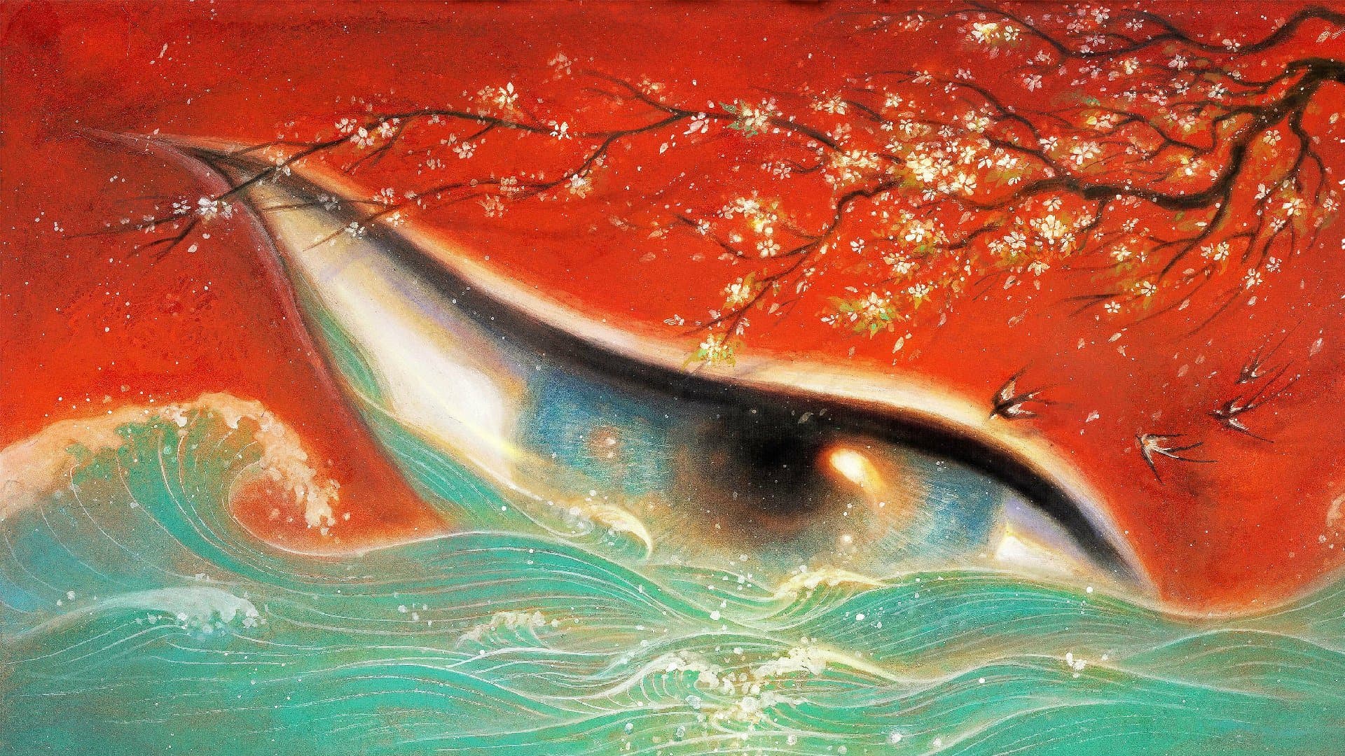 Backdrop for Big Fish & Begonia