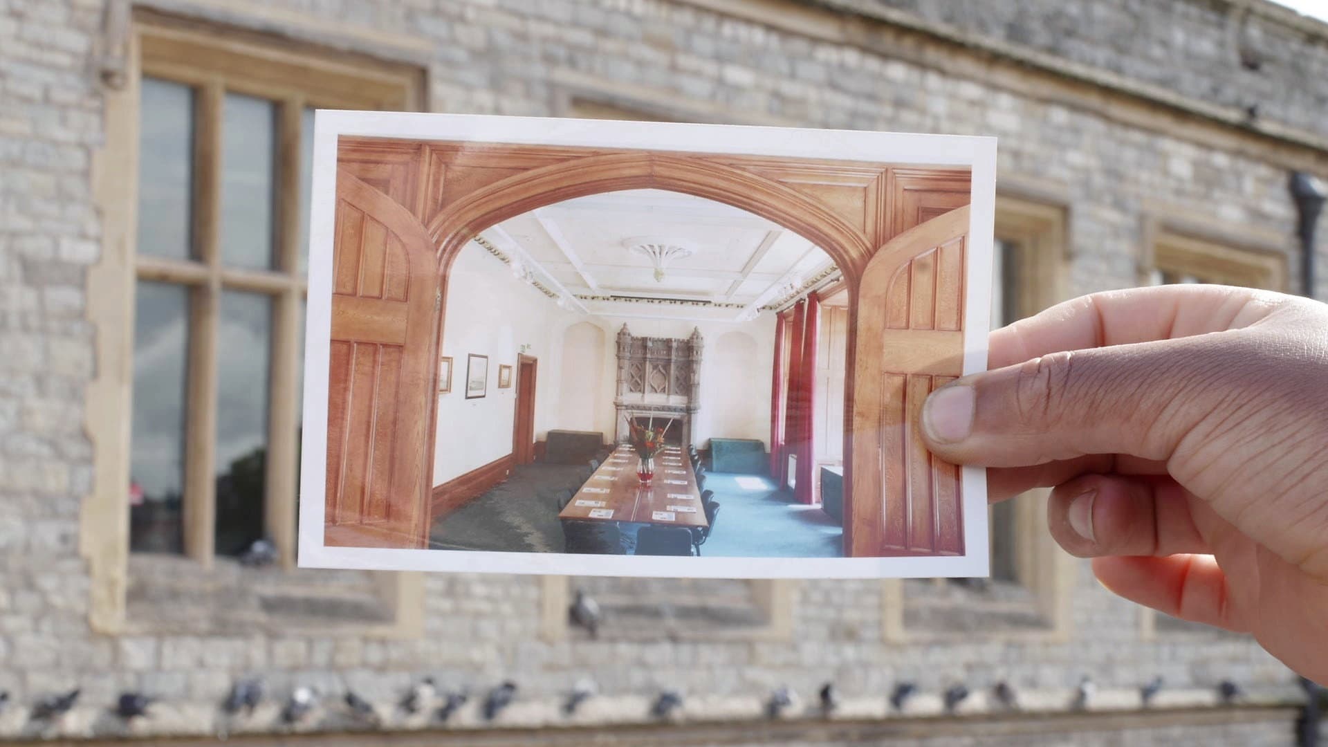 Backdrop for a so-called archive