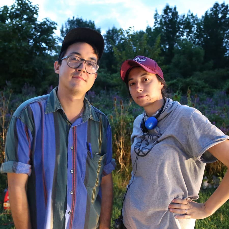 Christopher Radcliff and Lauren Wolkstein