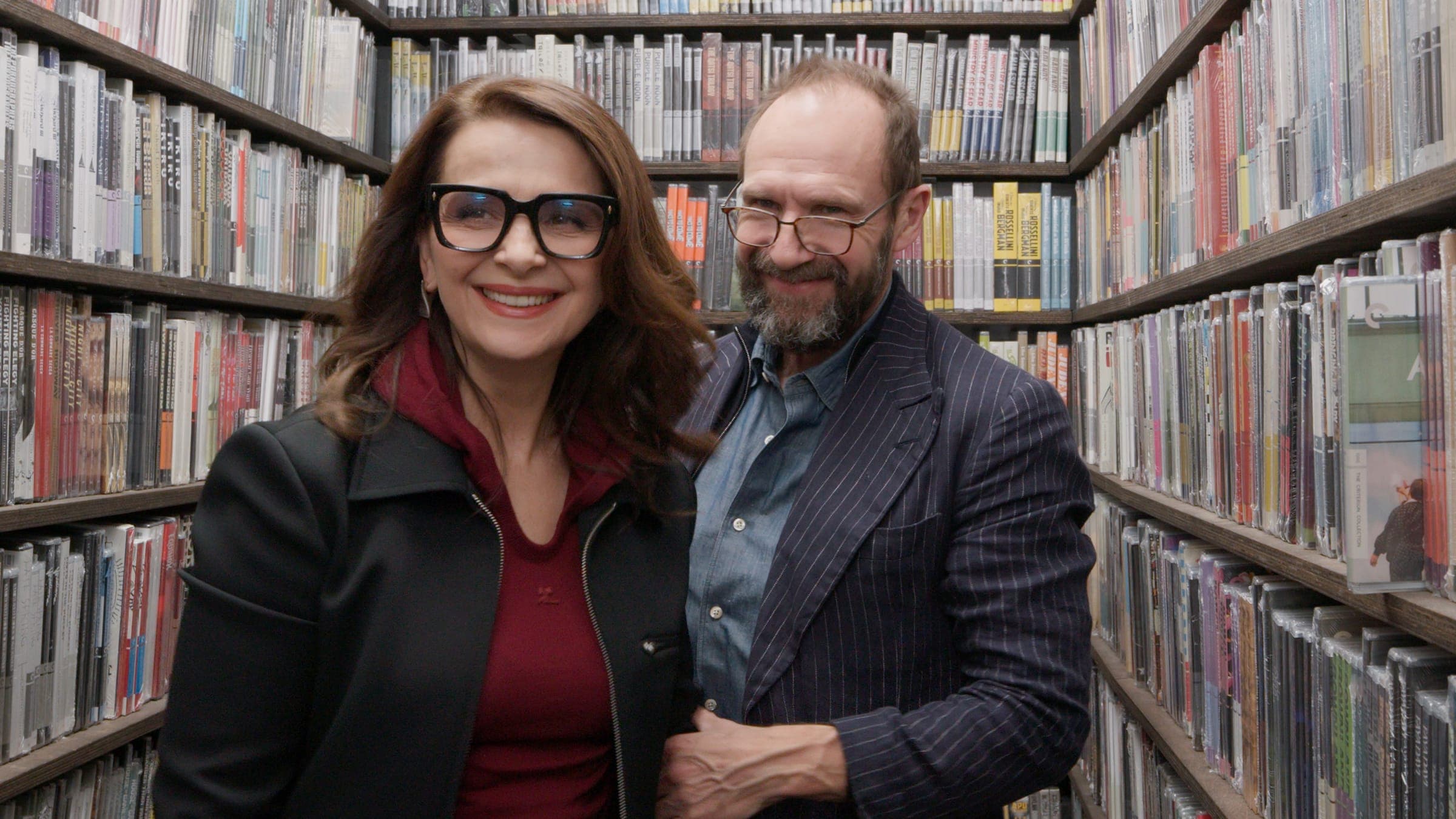 Juliette Binoche and Ralph Fiennes