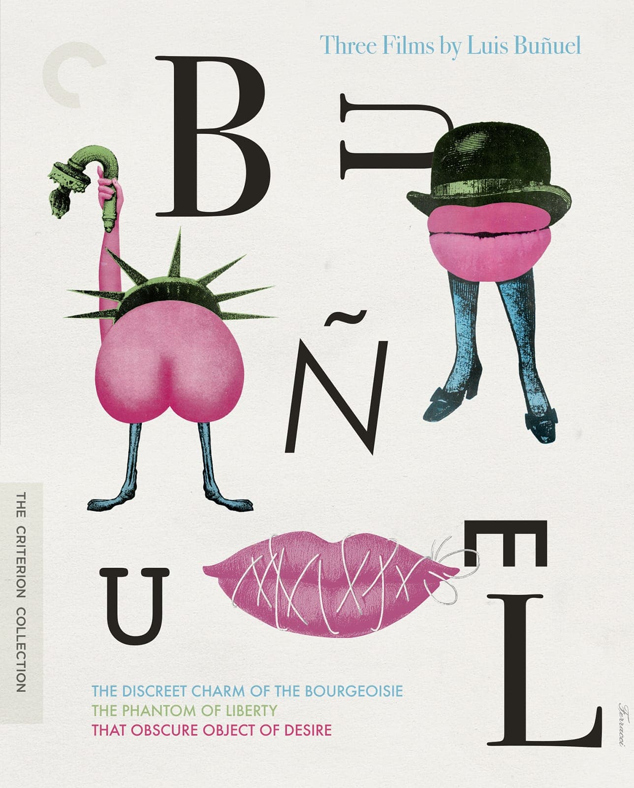 Box set cover for Three Films by Luis Buñuel